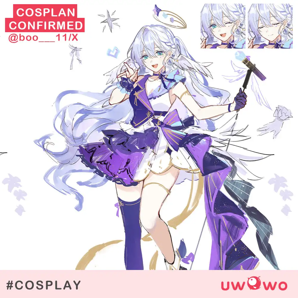 PREVIEW UWOWO Honkai Star Rail Fanart Robin Idol Performance Cosplay Costume