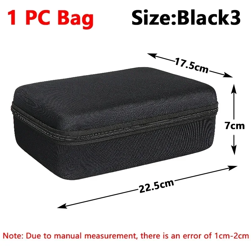 1Pc EVA Opbergdoos Reizen Rits Kleine Tas Draagbare Beschermende Opbergtas Outdoor Gereedschap Tas 6 soorten Grootte Organizer Accessoires
