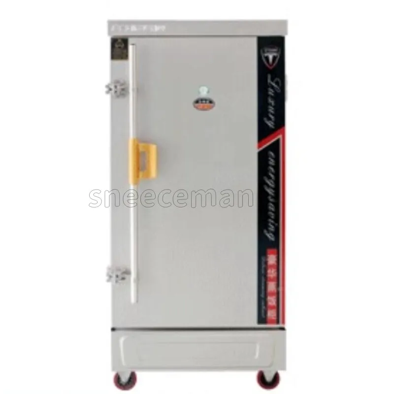 جهاز بخار الأرز 12 صينية، آلة تبخير الأرز التجارية، خزانة طبخ الأرز الكهربائية / باخرة الغاز