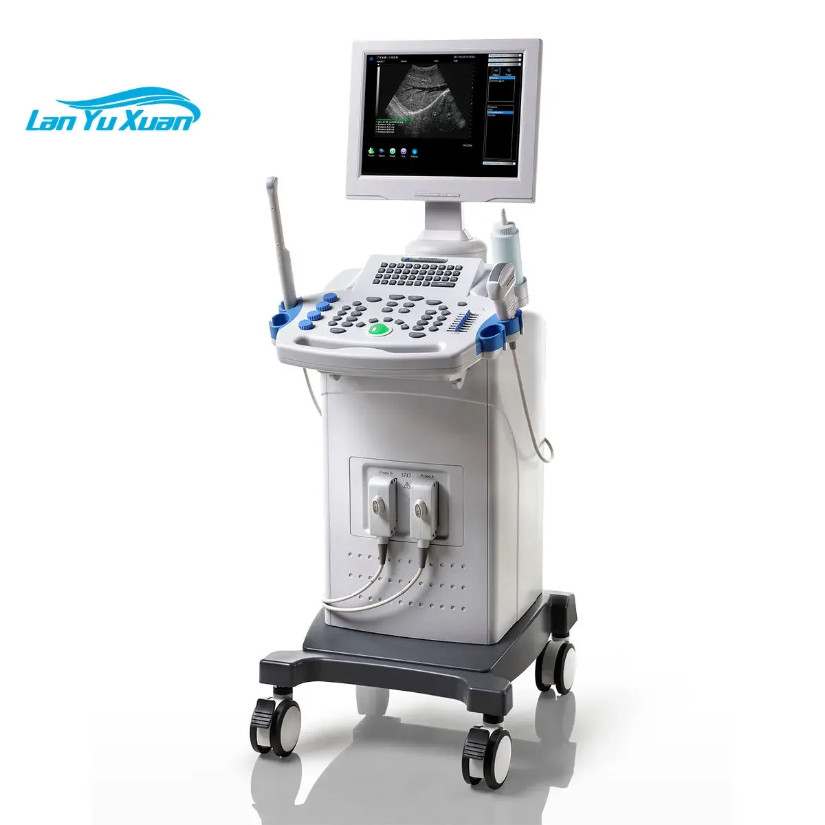 Full Digital Trolley Mobile B/W Ultrasound Machine