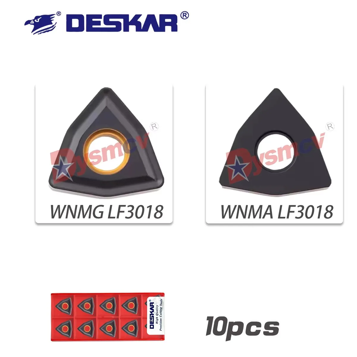 DESKAR 100% Original WNMA080404/08/12 WNMG080404/08/12 LF3018 Numerical Control Processing Cast Iron Outer Circle Turning Insert