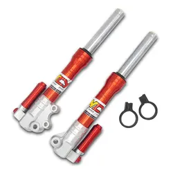 2Pcs φ27MM 360mm Motorcycle Front Fork Suspension Shock Absorbers Adjustable Electric-Motorbike Rebound Damping Hydraulic Shocks