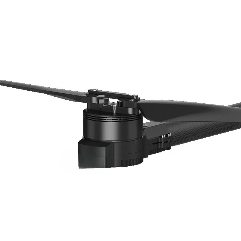 

Multi-rotor drone integrated power system folding propeller