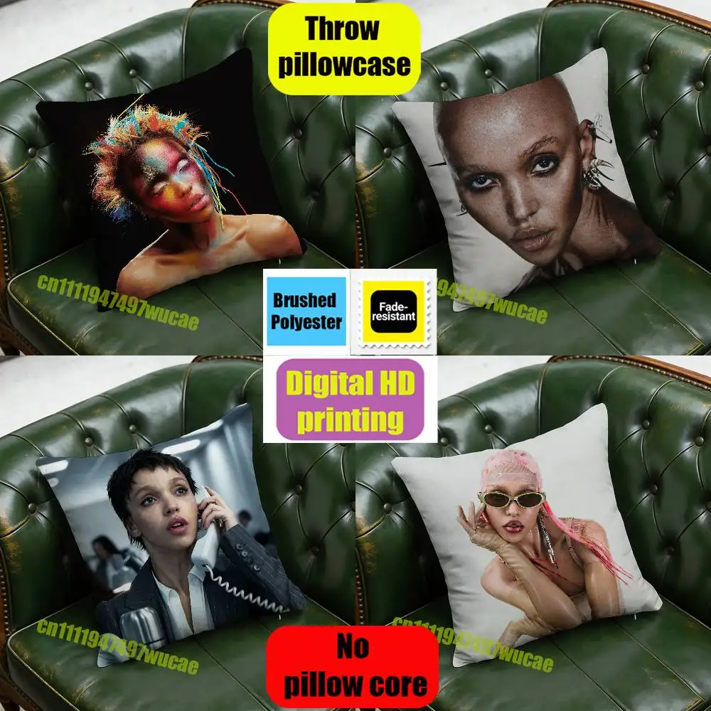 For FKA Twigs Eusexua Room of Fools Throw Pillow Case 40x40cm Car Custom Square Pillowcase Pad Cushion Cover