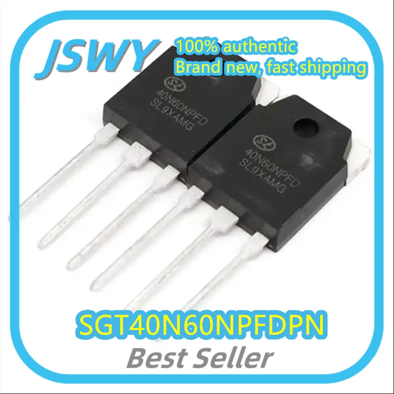 

(5/50 pcs) SGT40N60NPFDPN SGT40N60 Silk-Screen 40N60NPFD TO-3P High-Power IGBT Module Genuine Fast Shipping