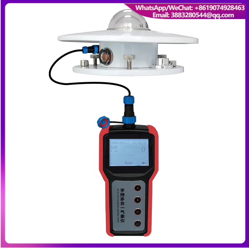 High Precision Handheld 4-20ma Irradiance Radiometer Photovoltaic Weather Station Rs485 Ryranometer Total Solar Radiation Sensor