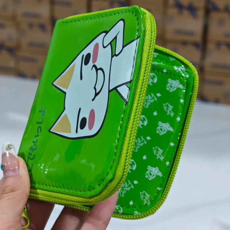 Kawaii Toro Katze Klassische Münzbörse Inoue Toro Kartentasche Kurze Geldbörse Aufbewahrungstasche Anime-Zubehör ID-Set Aufbewahrungstasche Mädchen-Geldbörse – Detail 5