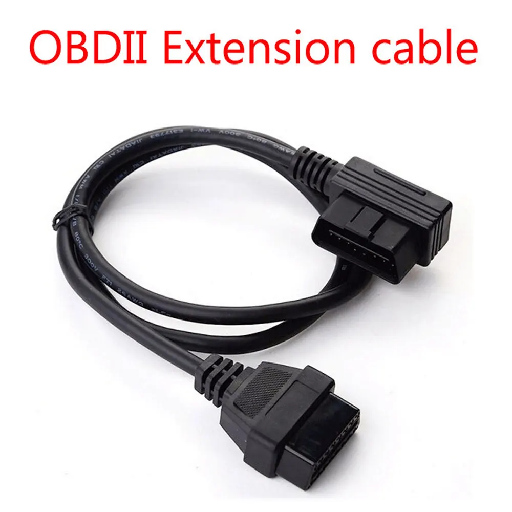 OBD2 16Pin Male and Female Extension Cable for ELM327 1m Car and Truck Diagnostic Cable Connector Adapter