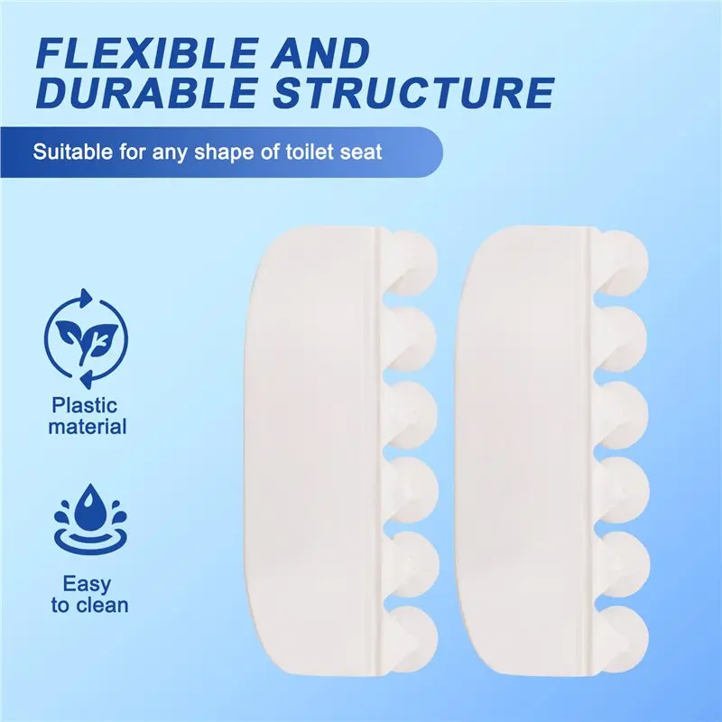 M12K-Universal Anti-Splash Pee Guard For Toilet Seat With Lid Lifter, 2-Pack Prevents Urine Splash