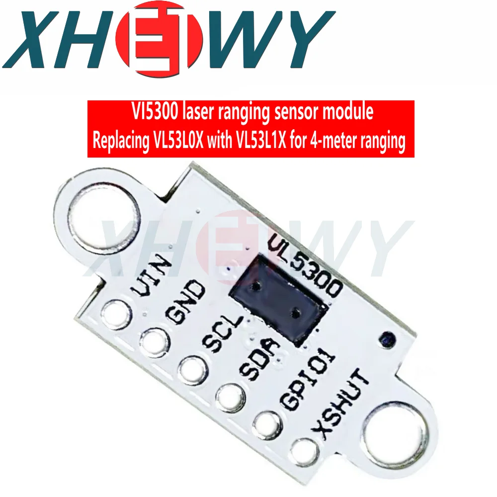 VI5300 Laser Ranging Sensor Module 4 Meters Ranging DC 3.3V-5V Replace VL53L0X VL53L1X With Coverslip