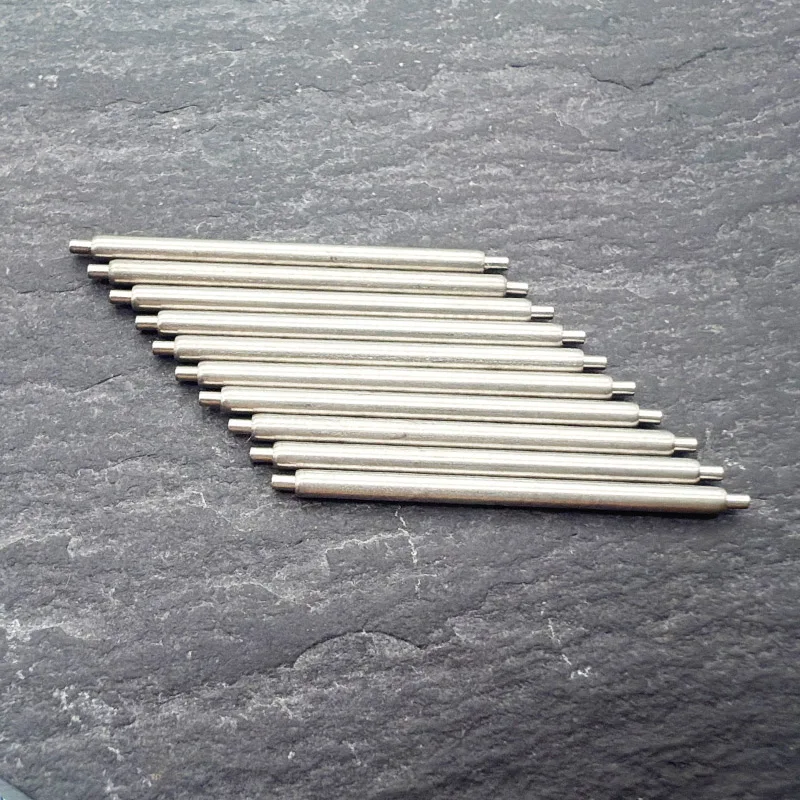 Spring Bar Dia 1.5mm/1.8mm Watch Strap link Pins fits Width 12mm-26mm Watch Bracelet Stainless Steel No Support Link Pins 10PCS