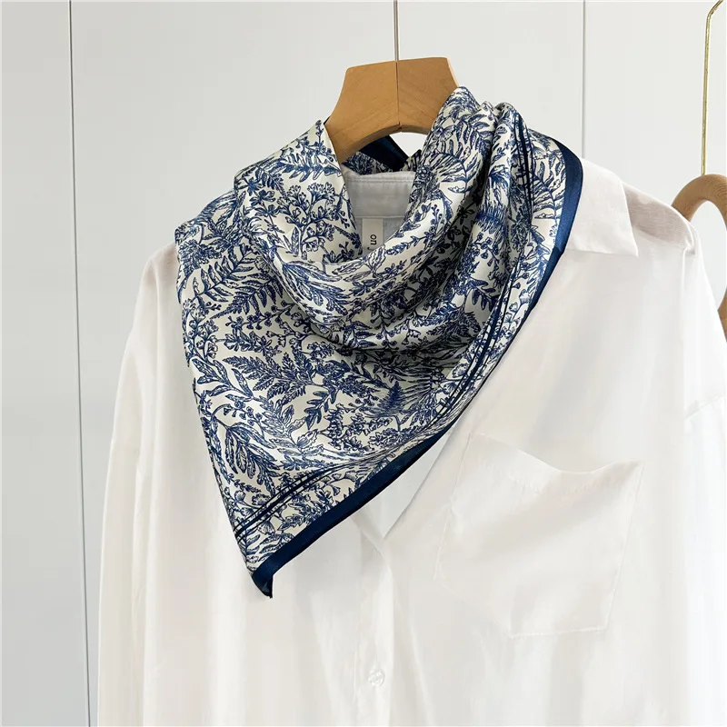 

Square 100% Silk Neck Scarves Wraps Neckerchief 26"x26"