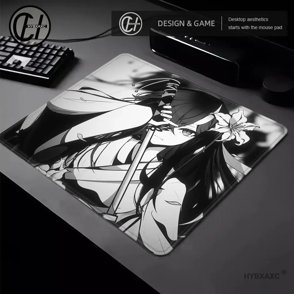 Flower Blade Anime Mouse Pad Small Mouse Pad Desk Pad Desktop Computer Keyboard Wireless Mouse Boy Girl Gift for Play games