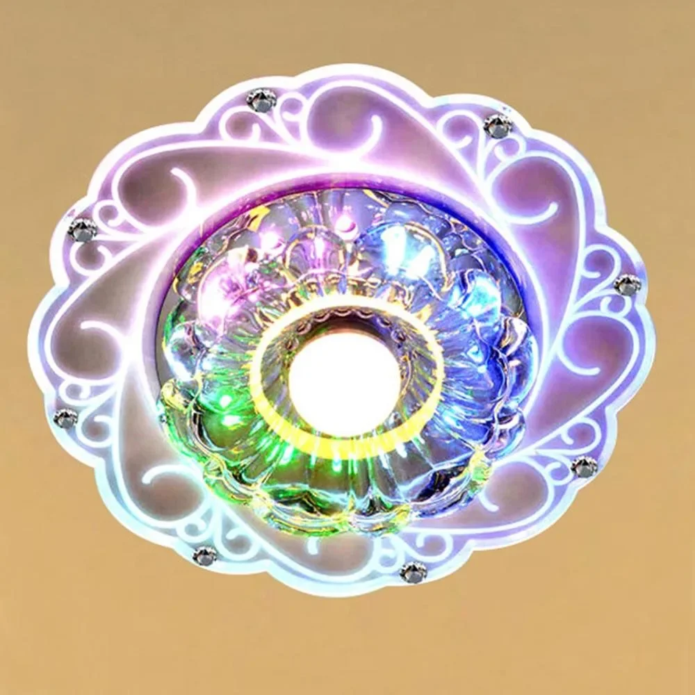 現代の LED シーリングライトクリスタルランプ寝室のシャンデリア屋内照明リビングルームの家の装飾 Led