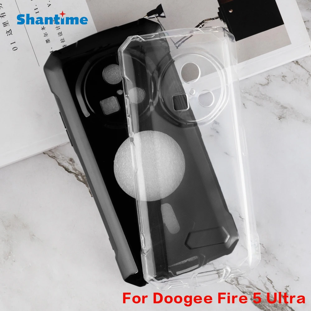 Case for Doogee Fire 5 Ultra TPU Shockproof Rubber Cover Protective Flexible Shell