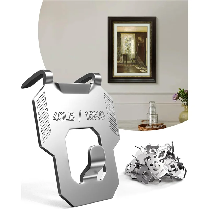 

ABZV-Claw Drywall Picture Hanger 15Pcs Wall Hooks For Hanging Picture Mirror Photo Poster Kit-Easy Tool For Room Decor
