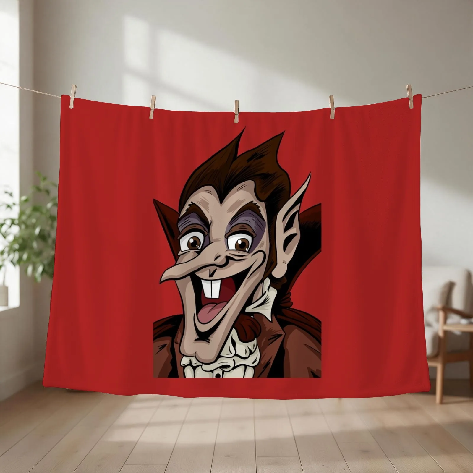 Count Chocula Throw Blanket couch cozy soft plush fuzzy picnic outdoor blanket