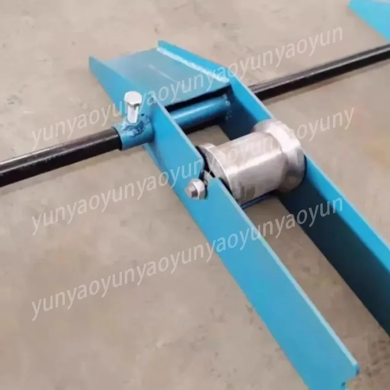 Small New New New Small Pay-off Stand Steel Wheel Portable Horizontal Cable and Optical Cable Pay-off Tool Ground Rail Roller Pa