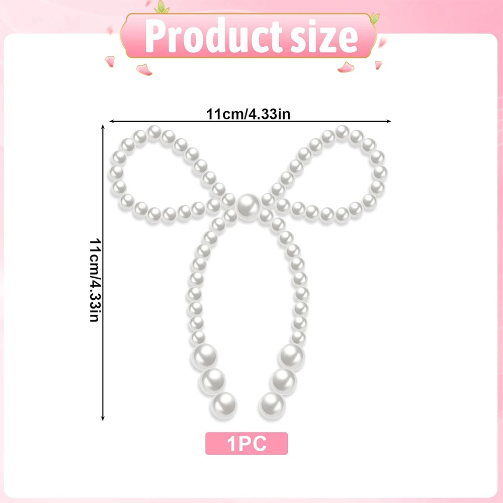 5PCS-20PCS Perle Bogen Kuchen Topper Cupcake Topper Bogen Dekorationen Blume Verpackung Dekorationen Hochzeit Motto Party Geburtstag – Detail 5