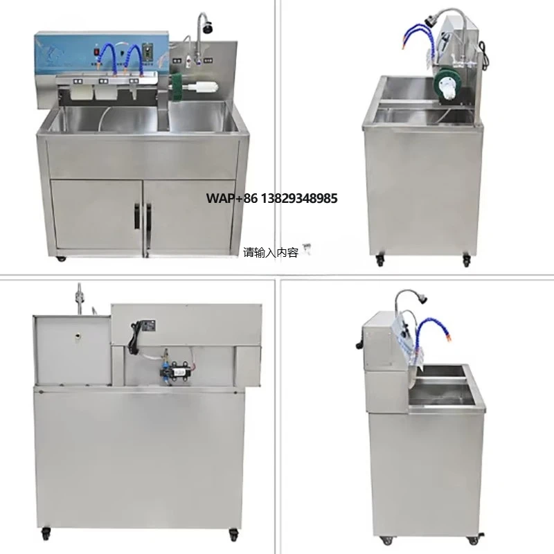 Lavadora de zapatos Industrial comercial semia Manual automática, esterilización de zapatos, secado, máquina portátil para brillo de zapatos