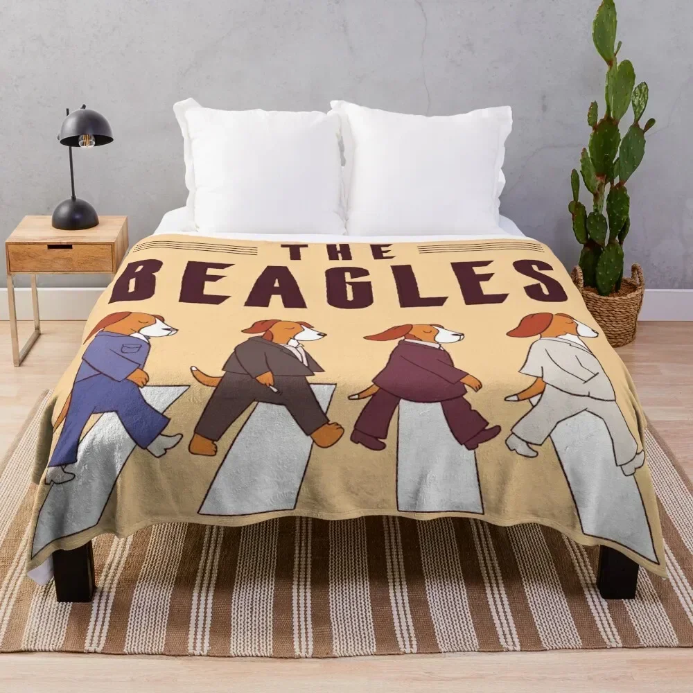 

The beagles dog band Throw Blanket Sleeping Bag Summer Beddings decorative Luxury Blankets