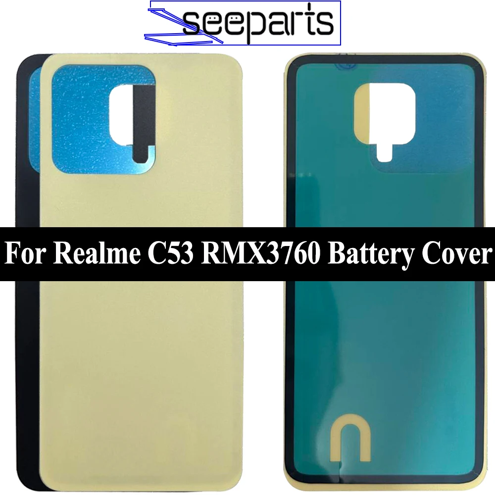 

Battery Cover Door 6.74" For Realme C53 Back Cover Repair Parts RMX3760 Battery Cover