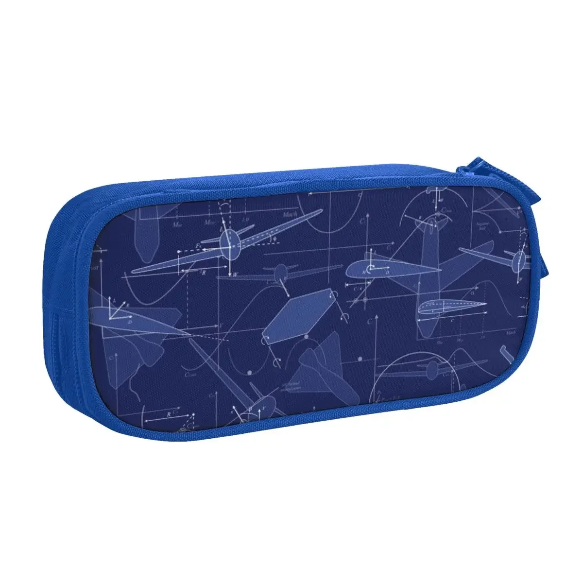 Custom Aviation Airplane Aerodynamics Kawaii Pencil Cases Boy Girl Large Capacity Pilot Air Fighter Pencil Box Student School