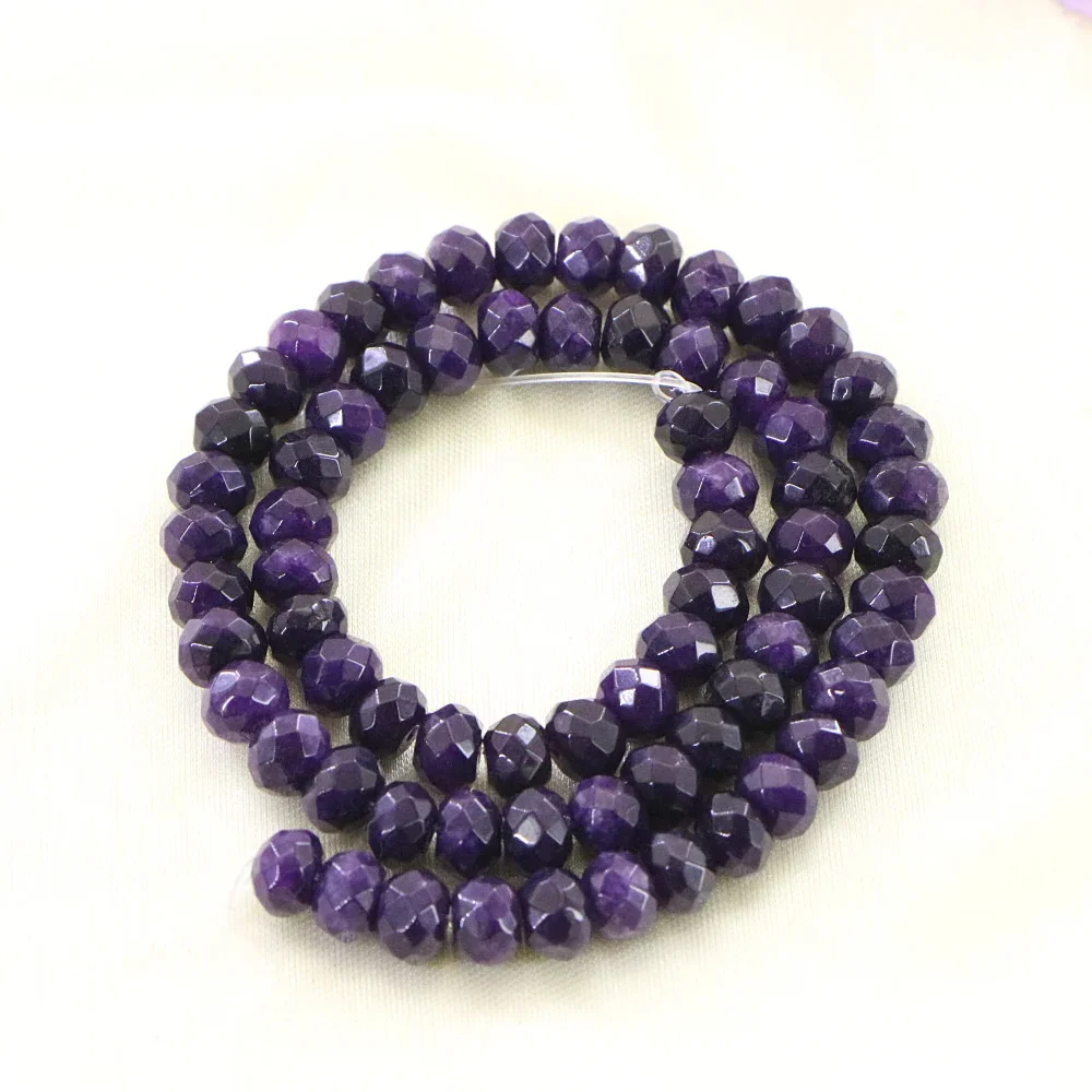 

32 Colors Natural Stone Faceted 5x8mm Abacus Beads for Jewelry Making Diy Women Necklace Bracelet Earring Gift Parts Wholesale