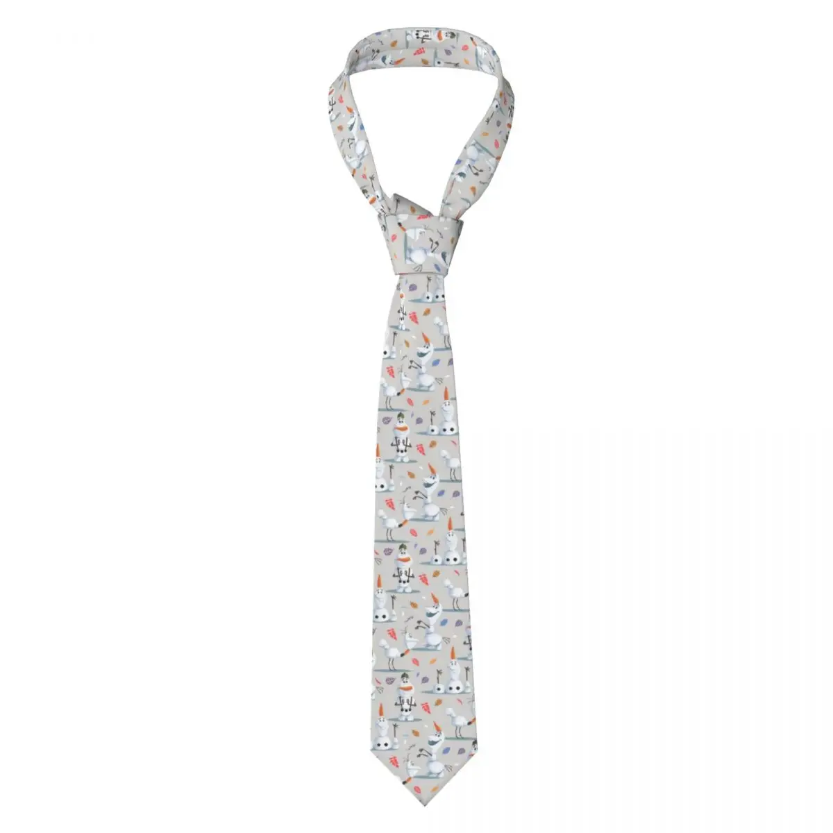 

Custom Men Frozen Olaf Necktie Fashion Tie For Banquet