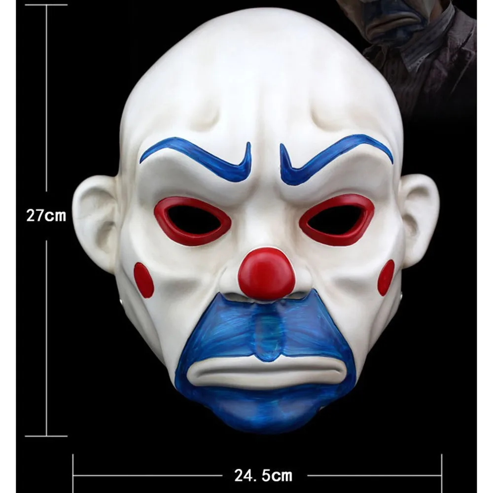 Clown Masks, Masquerades, Dance Face Masks, Bar and Party Masks Halloween Film and Television Props