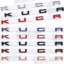 NEW For Ford Kuga Logo Lettering ST Line Metal Badge Stickers Car Rear Trunk Body Emblem Auto Accessories