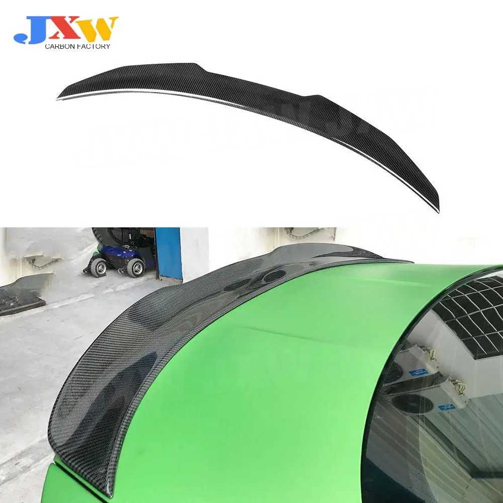 

Dry Carbon Fiber Rear Spoiler Boot Lip Wing For BMW 1 Series E82 1M Coupe Sedan 2008-2012 Car Rear Trunk Spoiler