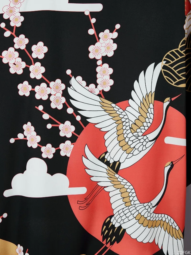 زي المحارب الأنثوي، كيمونو ياباني للعب الأدوار، هاراجوكو هاوري، يوكاتا الشاطئ الصيفي، ملابس الشارع، سترة علوية