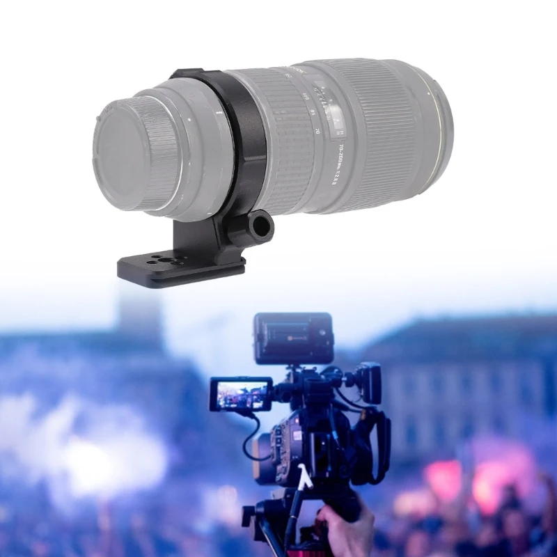 Y1UB Professional Tripod Lens Rings Tripod Collar for Balanced Long Lens