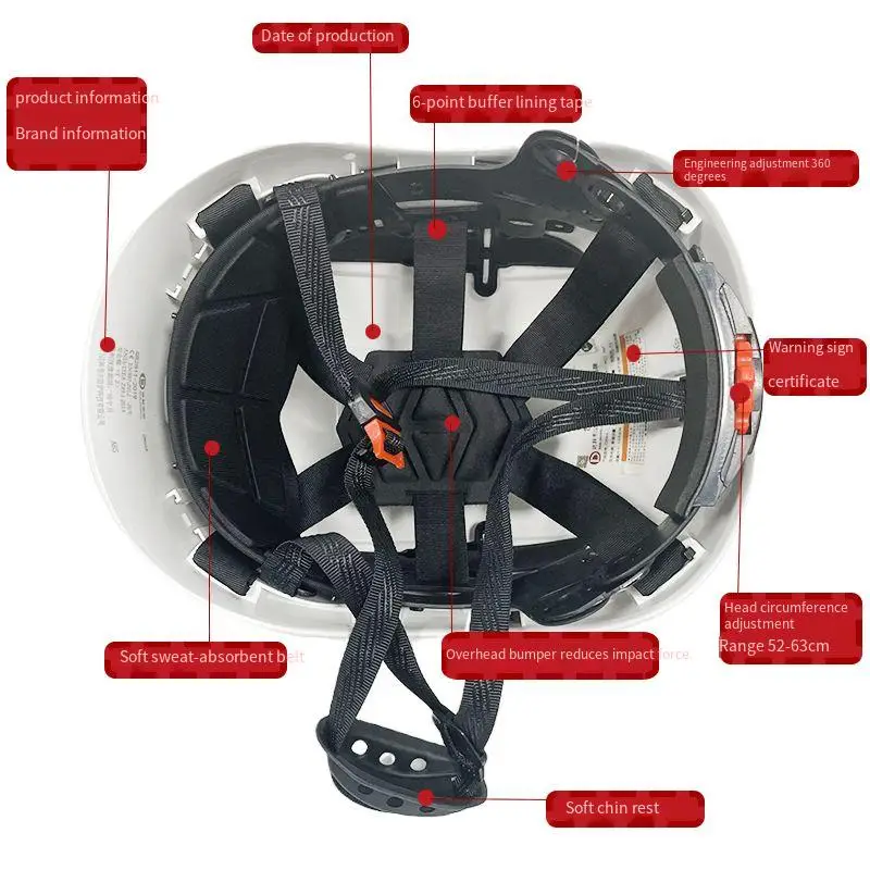 Imagem -06 - Construção Capacete de Segurança com Bluetooth 5.0 Redução de Ruído para Engenheiro Abs Hardhat com Viseiras Chapéu Industrial Ansi