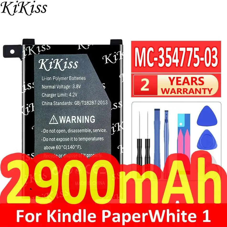 

Для Amazon Kindle Paperwhite S2011-003-S 58-000008 MC-354775-03 DP75SD1 аккумулятор для планшета надежный источник питания 2900 мАч