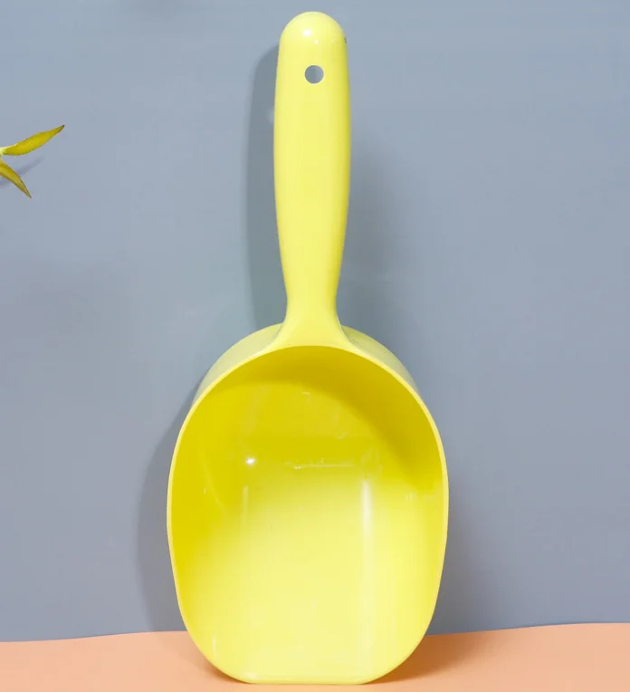 Heißer Verkauf Kunststoff Hund Katze Futter Löffel Schaufel 3 Farben Praktische Feeder Kunststoff Pet Feed Scoop – Detail 7