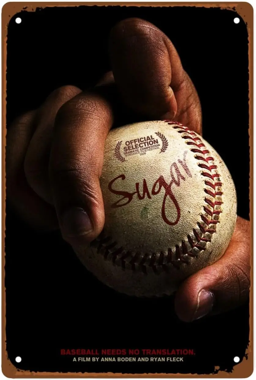 Baseball Needs No Translation Man Cave Decor Room Decor Art Deco Metal Wall Tin Sign Retro Gift Vintage Decorations Sugar Movie
