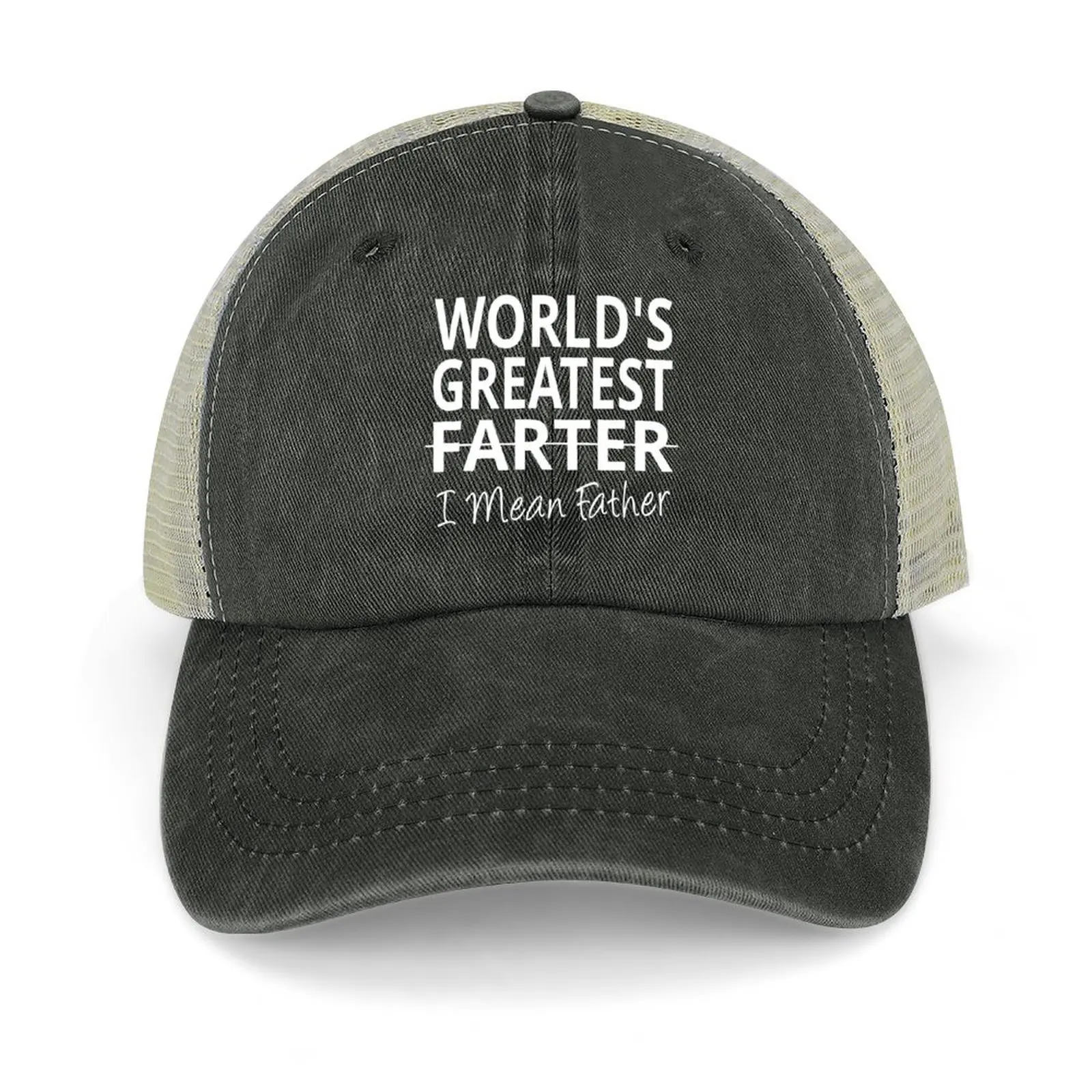 

World's Greatest Farter I mean Father Baseball Cap |-F-| hiking hat Designer Hat Hats For Men Women's