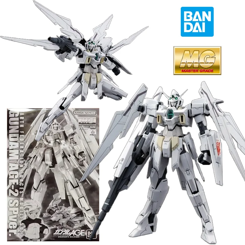 

Bandai Namco PB MG 1/100 Gundam Age-2 Normal Sp Ver. 20Cm Anime Original Action Figure Model Kit Assemble Toy Gift Collection