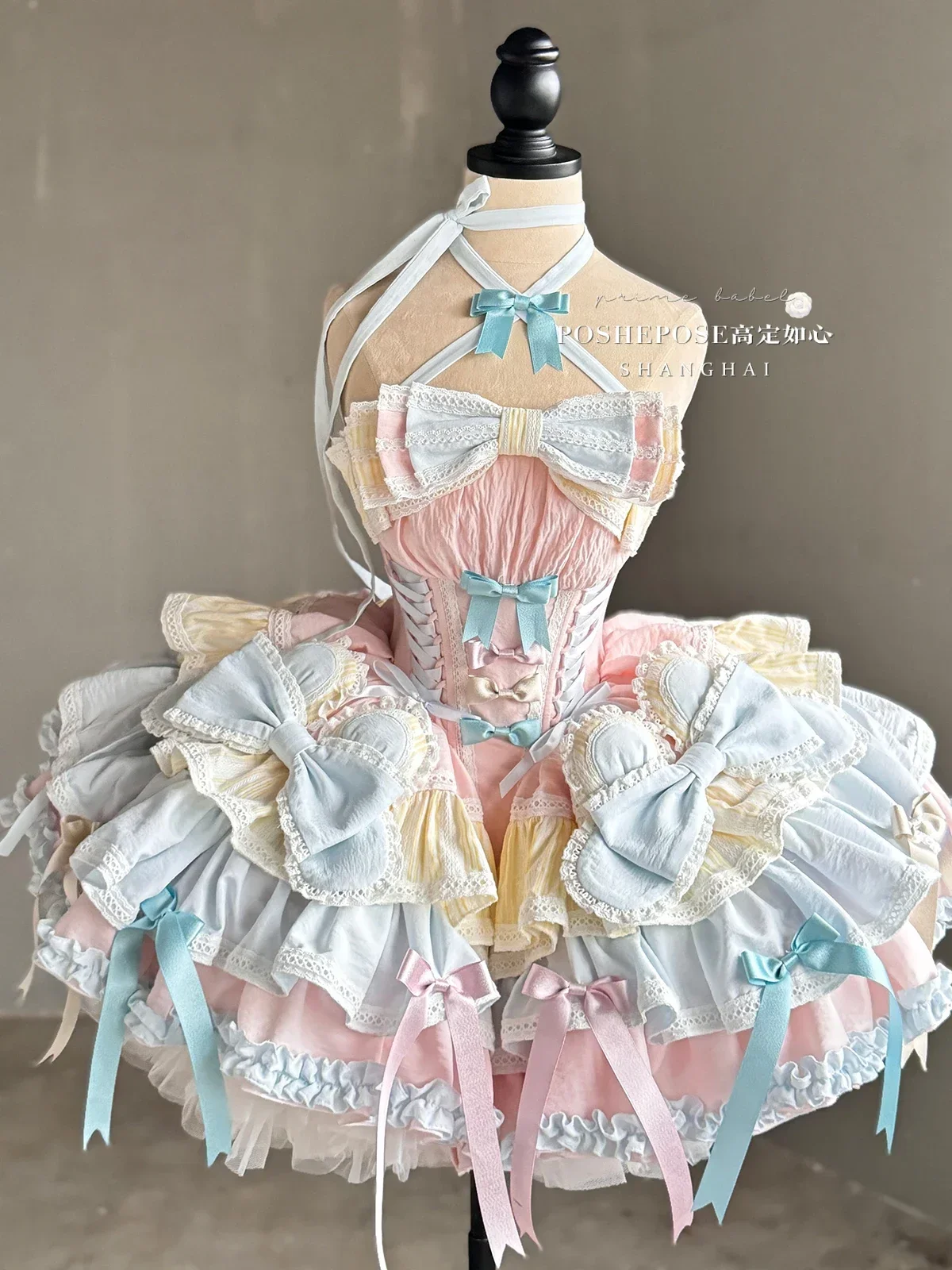 Nuevo vestido Lolita de cumpleaños para niñas, Top de tubo de satén con lazo, minifalda ajustada, Mini vestido de fiesta corto para primavera y verano 2024