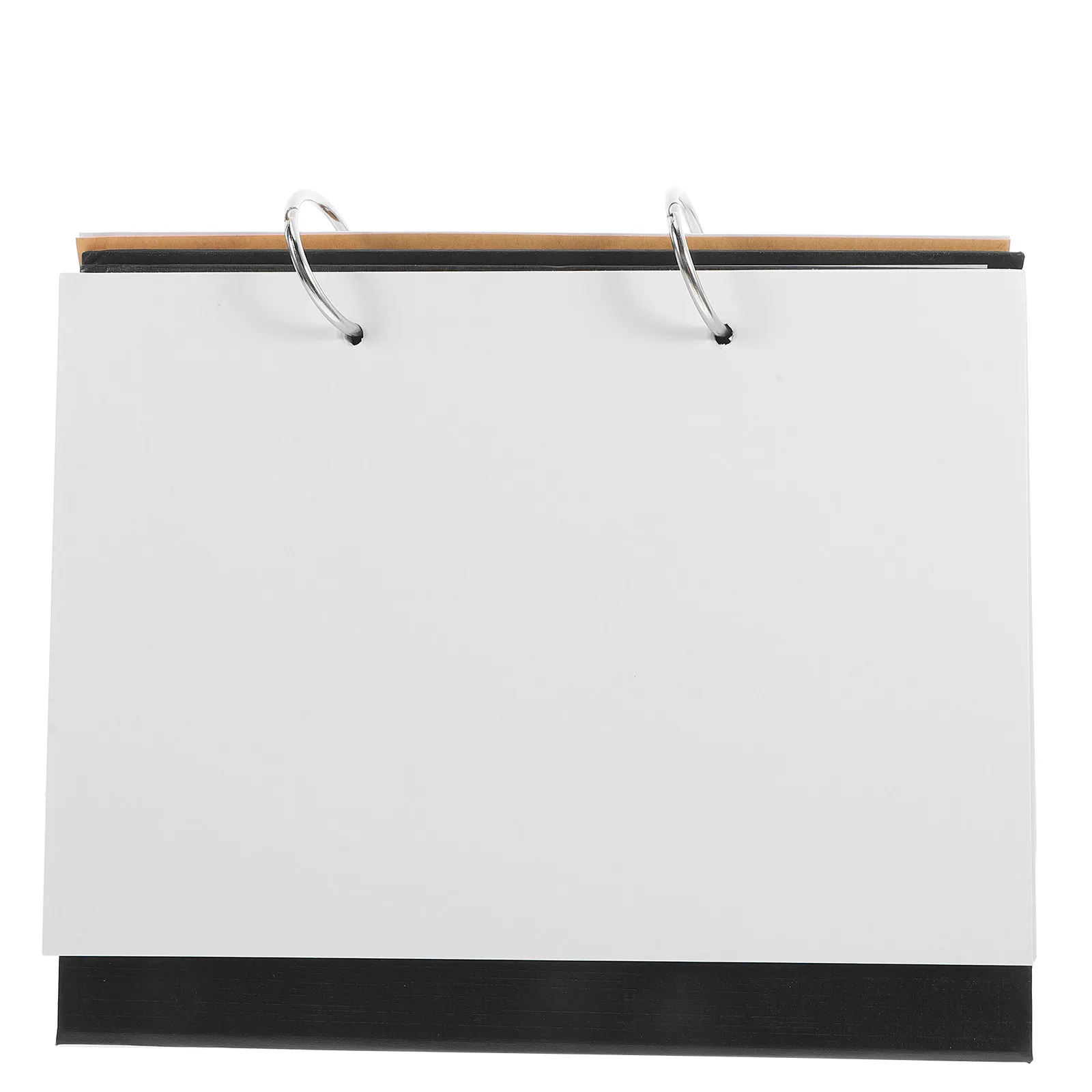 Detachable Blank Desktop Calendar Stand Up DIY Perpetual Planner Thick Paper Drawing Book Notebook Aesthetic Desk Date Display