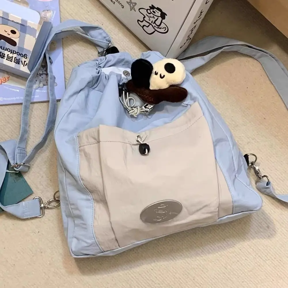 패션 Drawstring 가방 어린이 배낭 휴대용 멀티 포켓 여행 배낭 나일론 고품질 학교 가방 선물