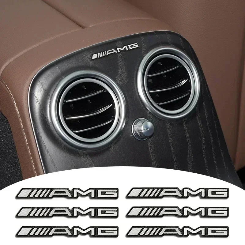 3D Metall Auto Audio Styling Aufkleber Dekoration Auto Emblem Aufkleber Für Mercedes Benz Amg W205 W211 W204 W212 W176 W221 W169 W177