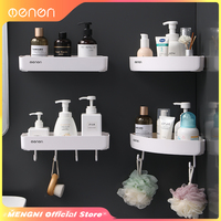 MENGNI Bathroom Shelf Kitchen Storage Organizer Corner Wall mounted Shampoo Rack Shower Shelf Bathroom Accessories set