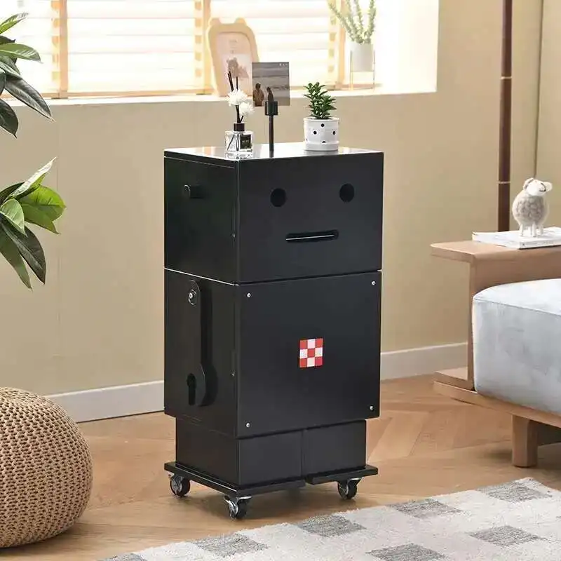 طاولة بجانب السرير يابانية لطيفة لغرفة النوم والقهوة المتنقلة ومنضدة صغيرة منظم ديكور مكتب بسيط أثاث صالون Mesitas De Noche #2