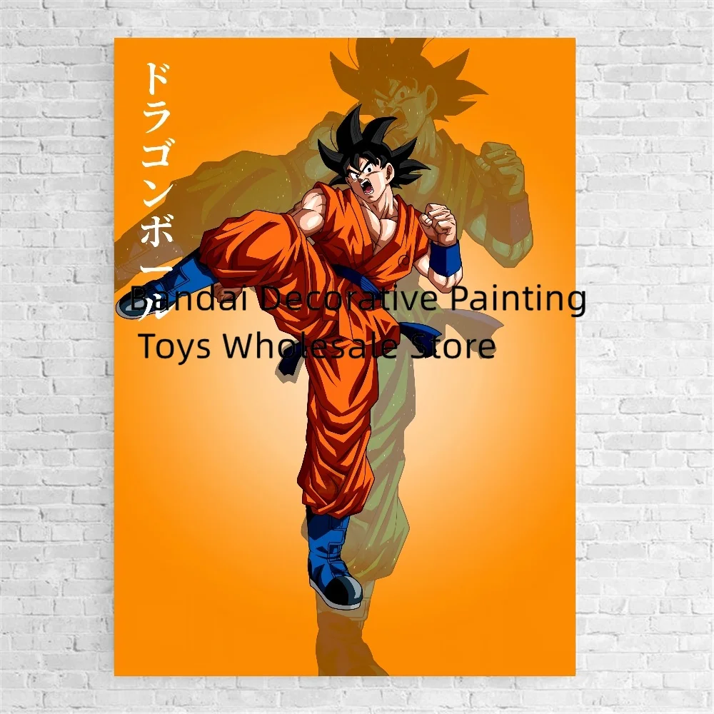 Canvas Hd Prints Dragon Ball Anime Goku Christmas Gifts Decoration Paintings Decorative Poster Classic Comics Pictures Art Wall