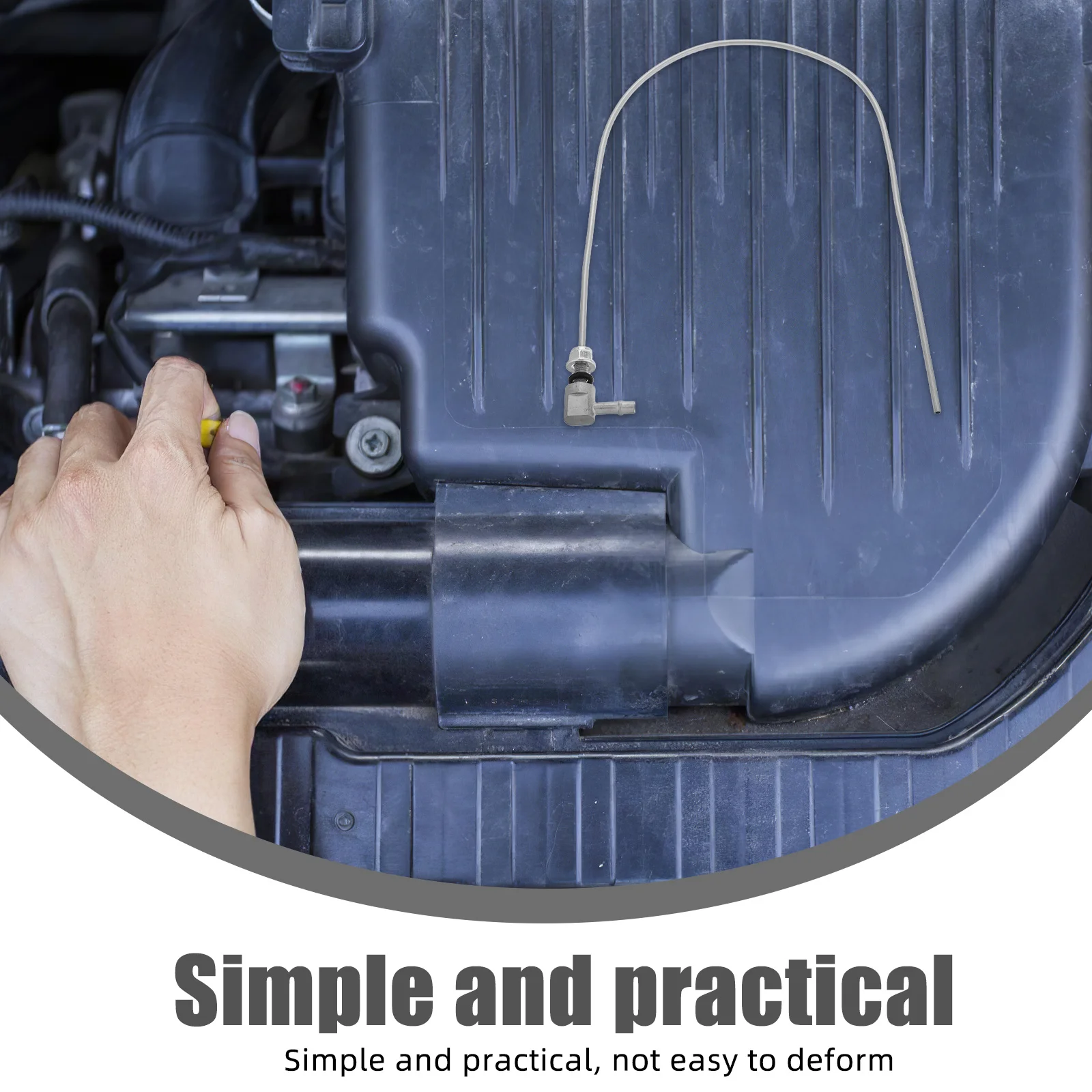 

Car Fuel Tank Extraction Tube Universal Fuel Line Connector For Heaters Transfer System Durable Accessory