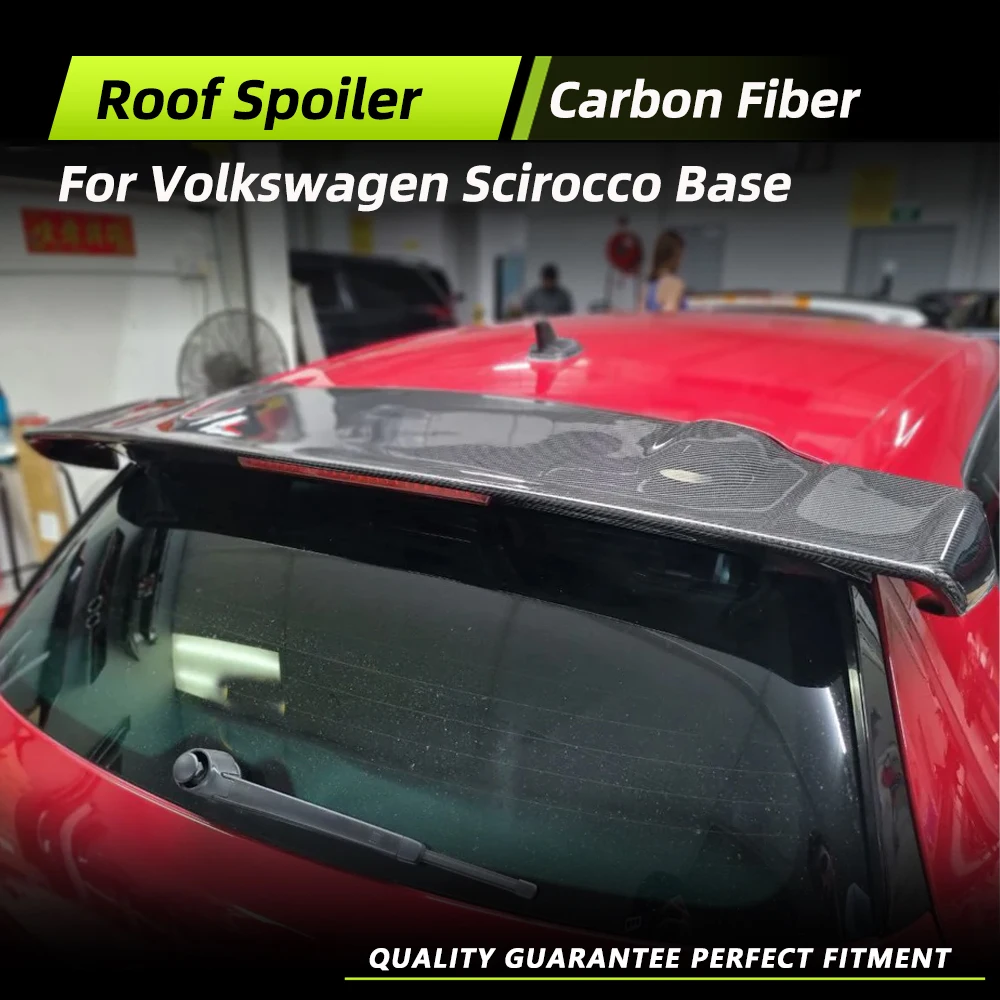

Задний гоночный спойлер из углеродного волокна/FRP для Volkswagen VW Scirocco 2008-2013, основание без для Rline, багажник, крыша, крыло, окно