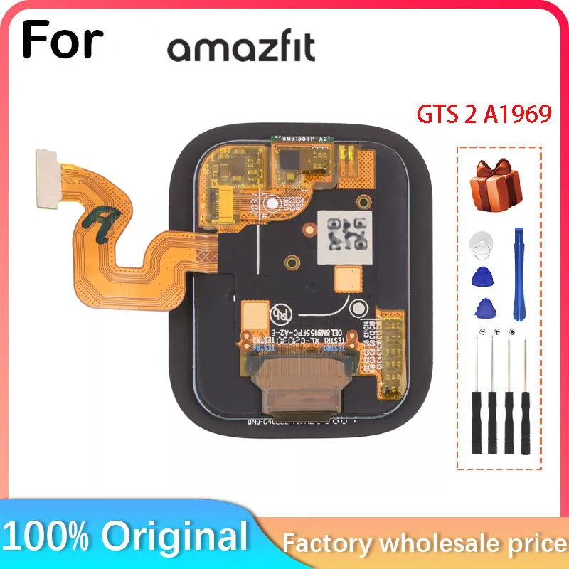 For Huami Amazfit GTS 2 A1969 Smartwatch LCD Display Parts Replacement Repair Use